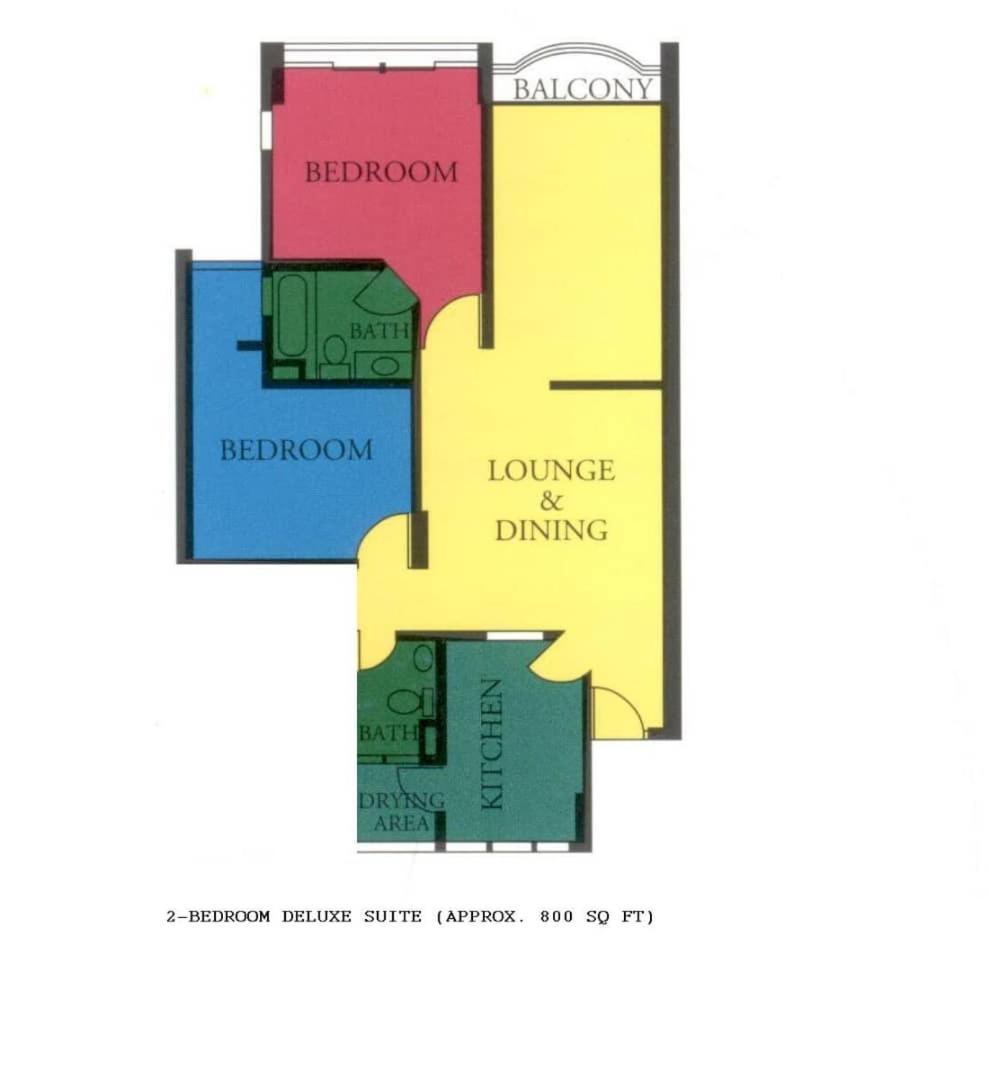 Century Bay Private Residences Sungai Dua Bukit Phòng bức ảnh